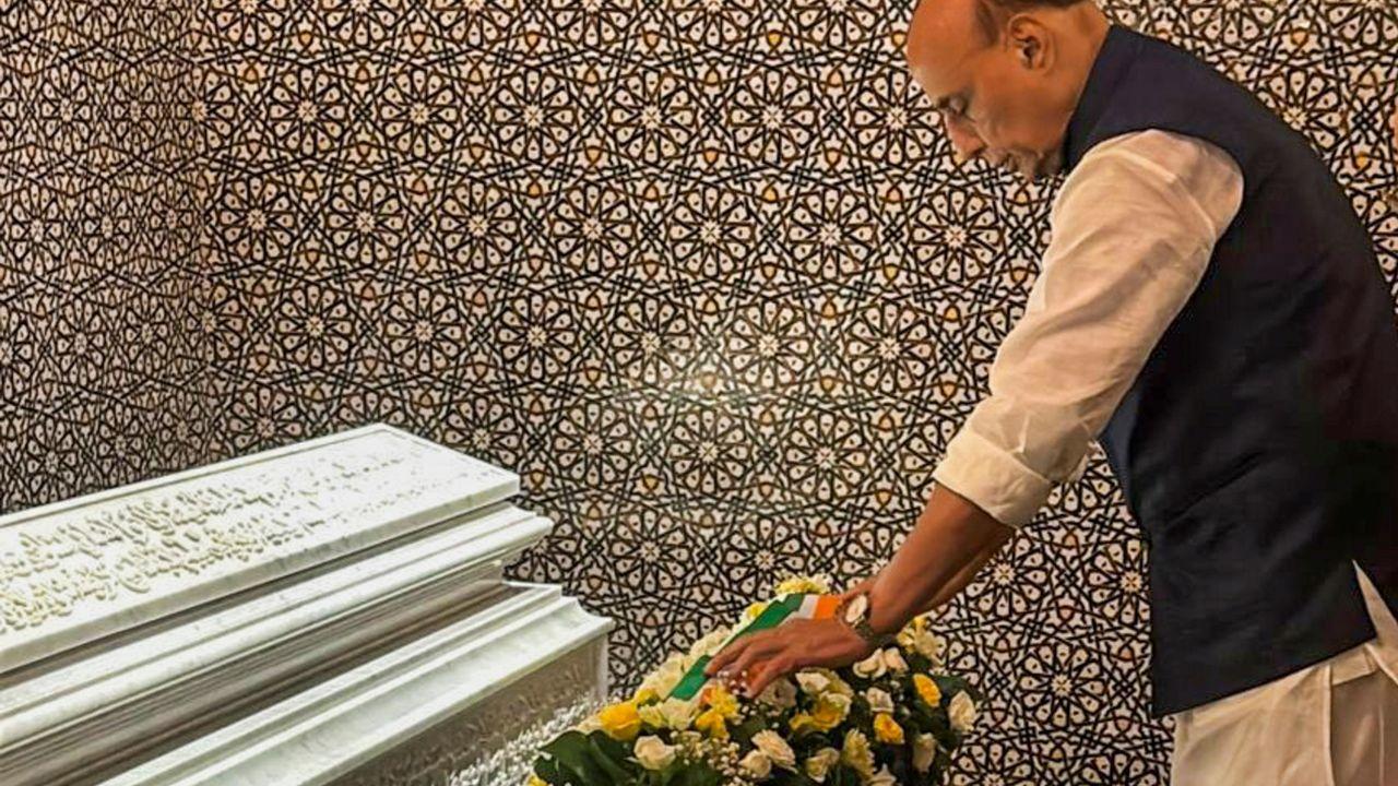 During his visit, he also paid homage to Moroccan kings. In a post on X, the Defence Minister's Office said, 